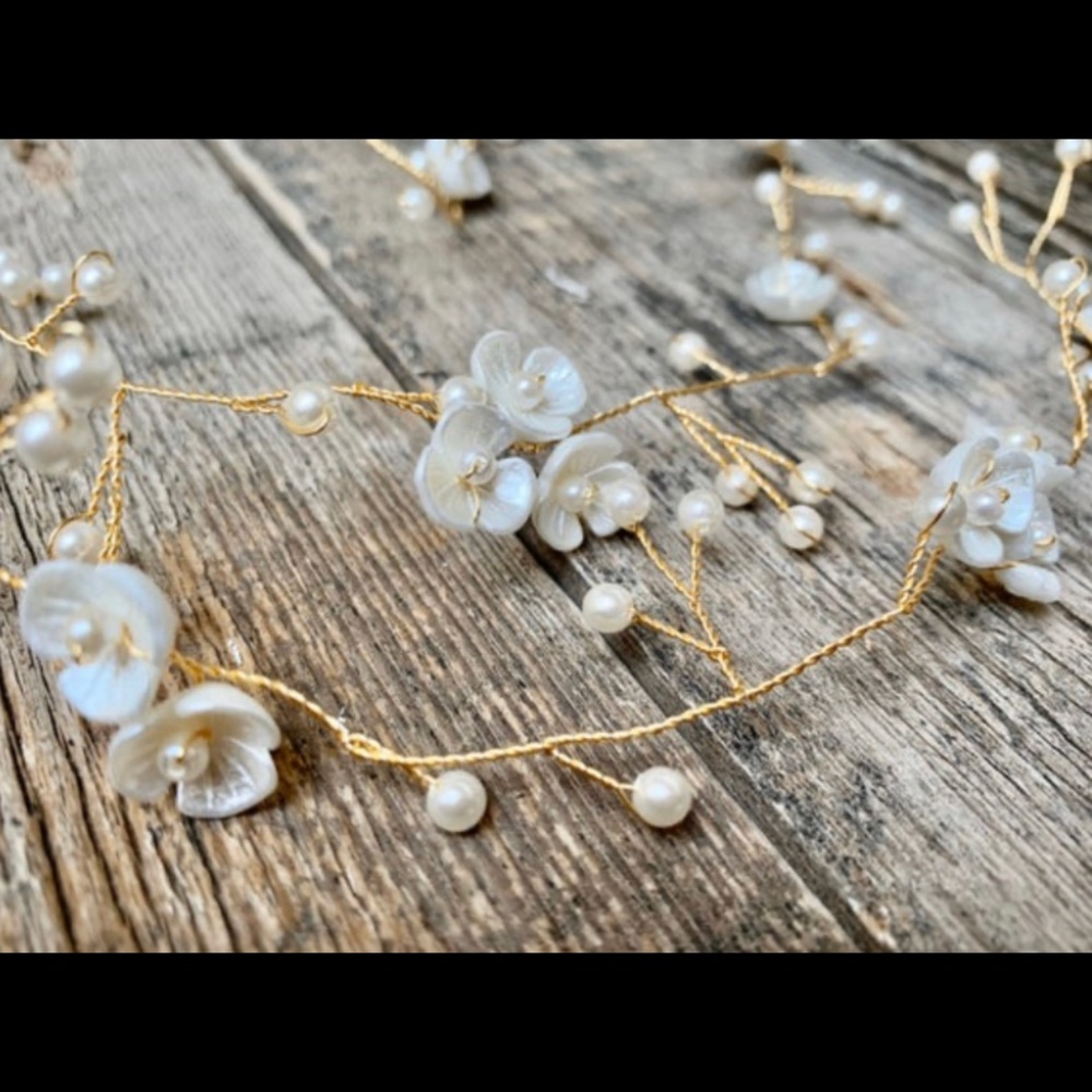 32” Flower Hair Vine for Wedding or Celebration (Brand New- Bought 2)